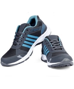 Men's Mesh Casual Sports Shoes in Grey and Blue Colors