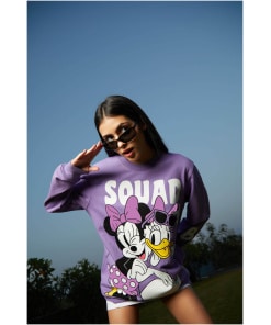 Majestic Purple Squad Jumbo Sweatshirt