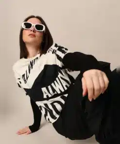 Beige Printed Boxy Fit T-shirt For Women