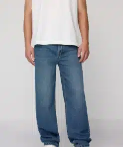 Misty Indigo Tinted Men's Baggy Jeans