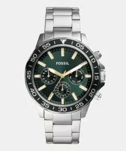 Bannon Men Quartz Green Dial Chronograph Stainless Steel Watch