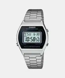 Vintage Men's Digital Stainless Steel Watch