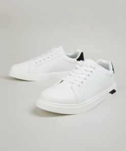 Men Colourblock Lace Up Sneakers