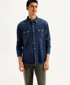 Modern Slim Fit Men’s Shirt in Solid Hue