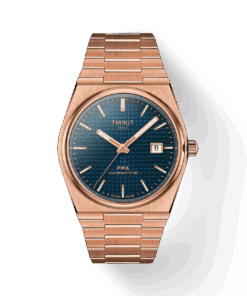 Blue Dial Stainless Steel Watch for Men