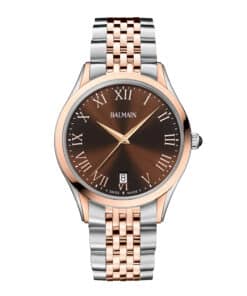 Men’s Brown Round Dial Analog Watch