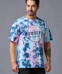 Trendy Oversized Tee for Men Printed Design