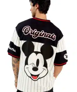 Men’s Oversized T-Shirt Featuring Mickey Mouse Print